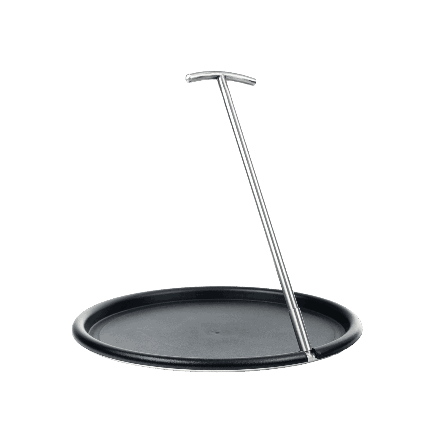 The Balance Tray with its rod up, seen from the side